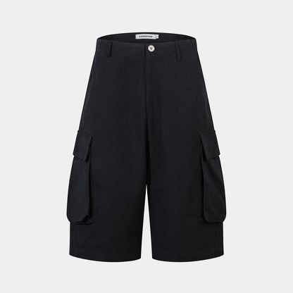 Black utility | cargo shorts - Santo 