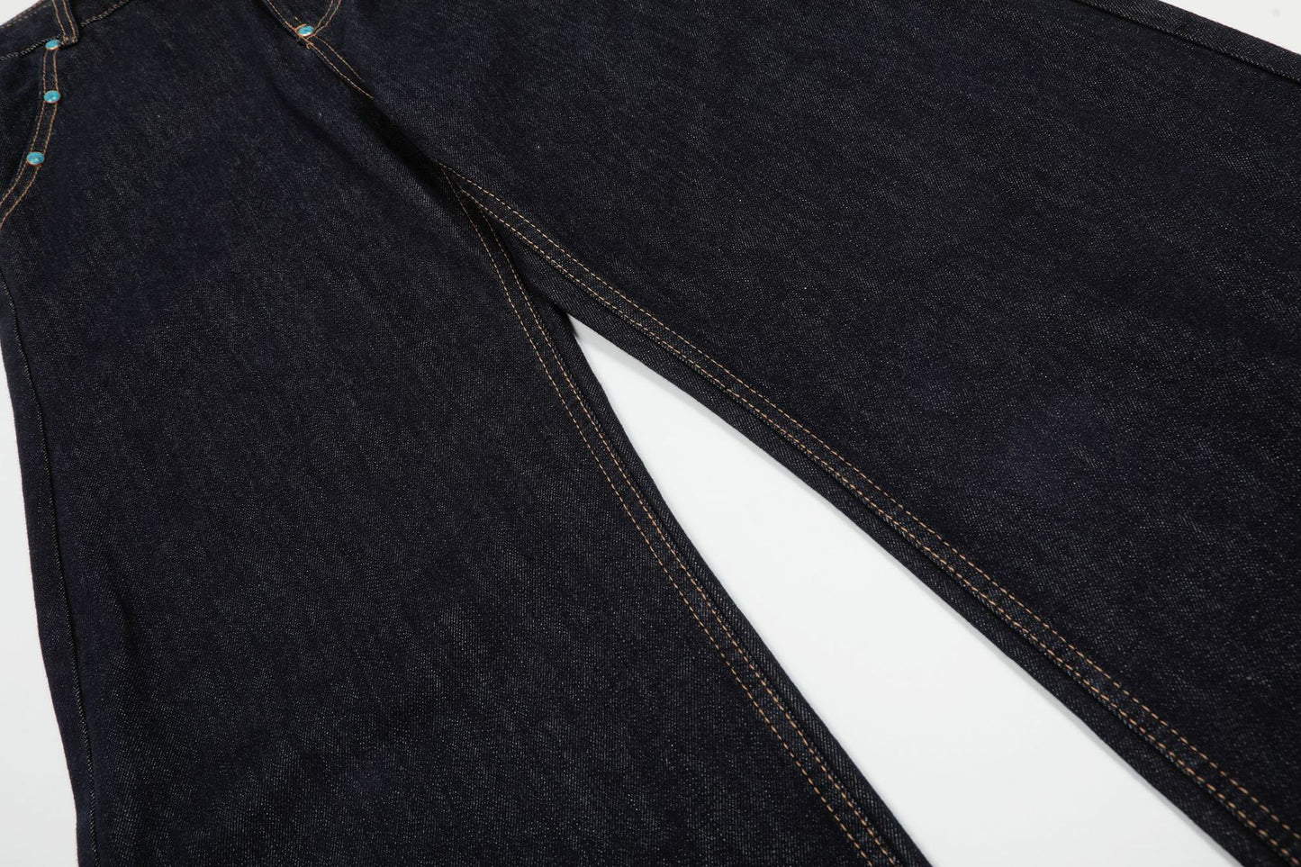 Baggy Barrel | Rivet Raw Jeans
