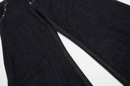 Baggy Barrel | Rivet Raw Jeans