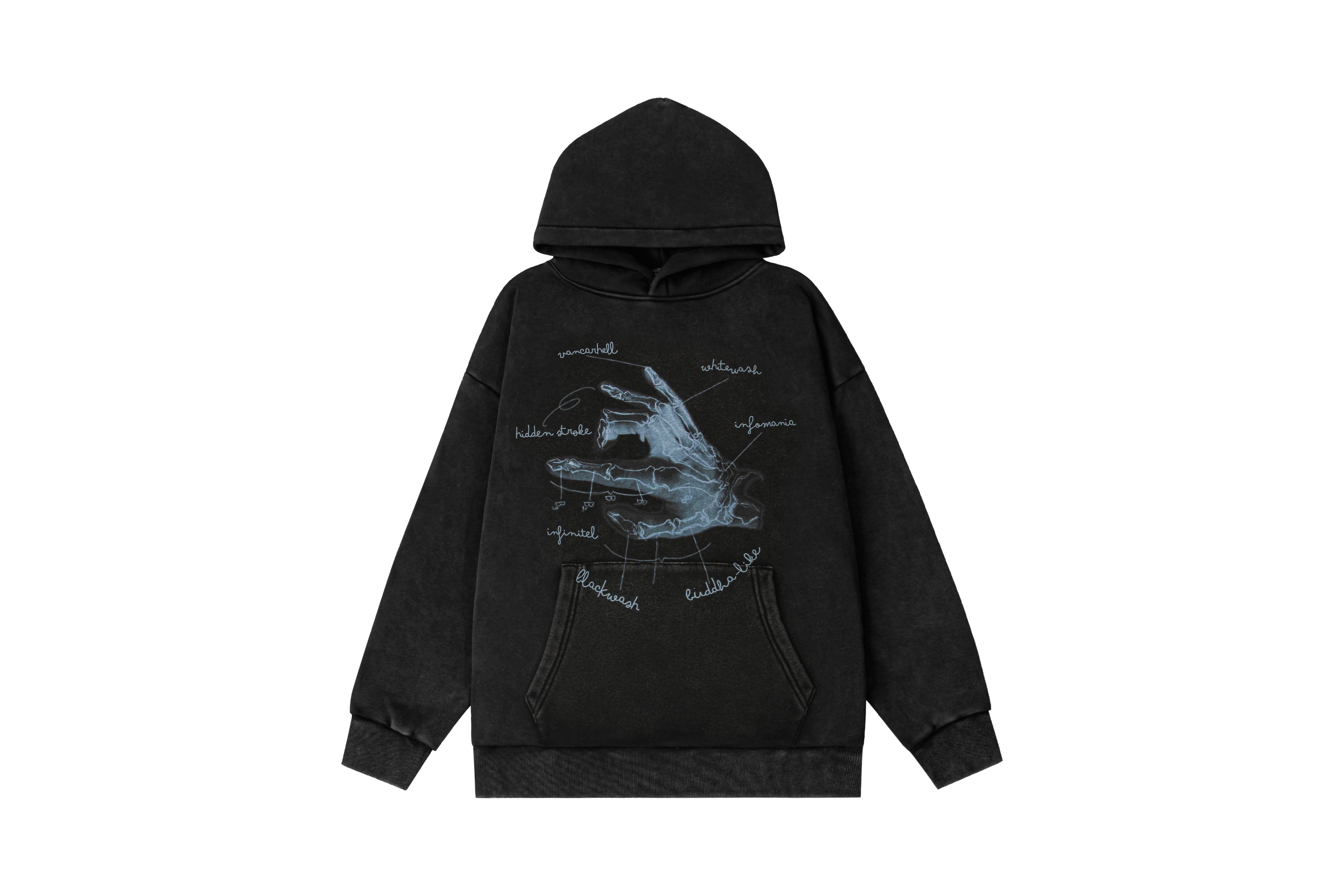 Hidden Strike | Hand Graphic Hoodie