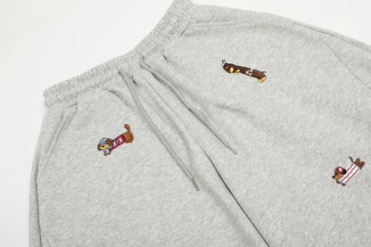 Embroidery | Dog Baggy Barrel Sweatpants