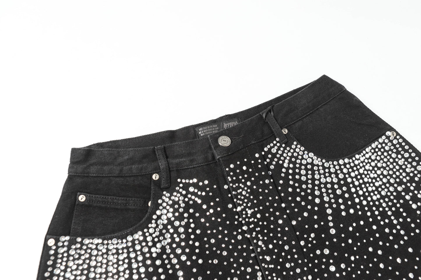 Rhinestone | Denim Shorts - Santo 