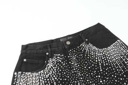 Rhinestone | Denim Shorts - Santo 