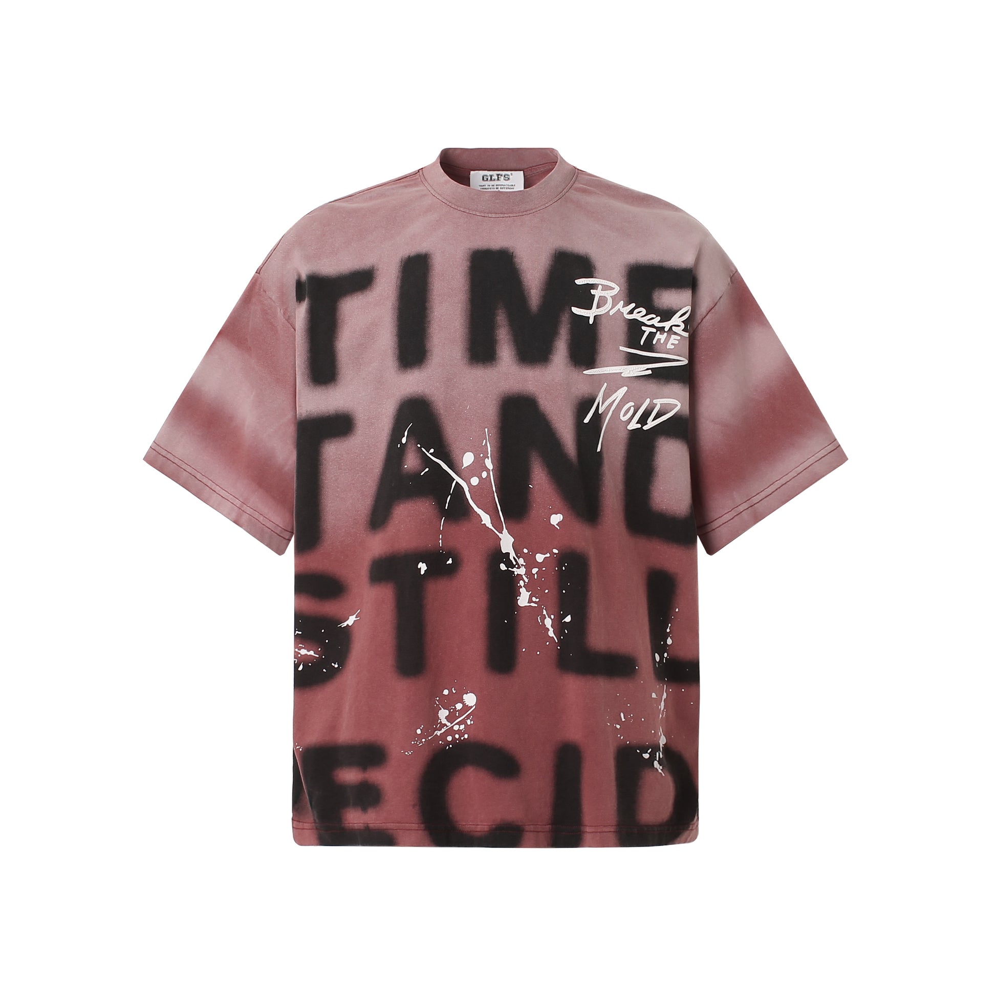 Spray Graphic Print | Oversized T-Shirt - Santo 