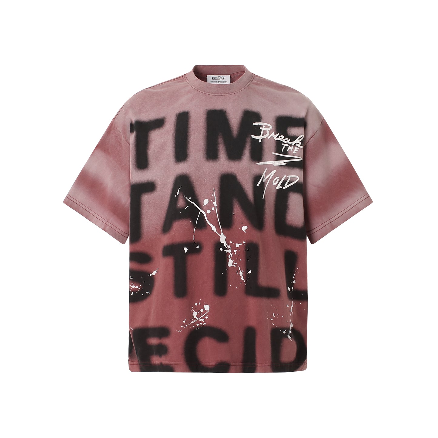Spray Graphic Print | Oversized T-Shirt - Santo 