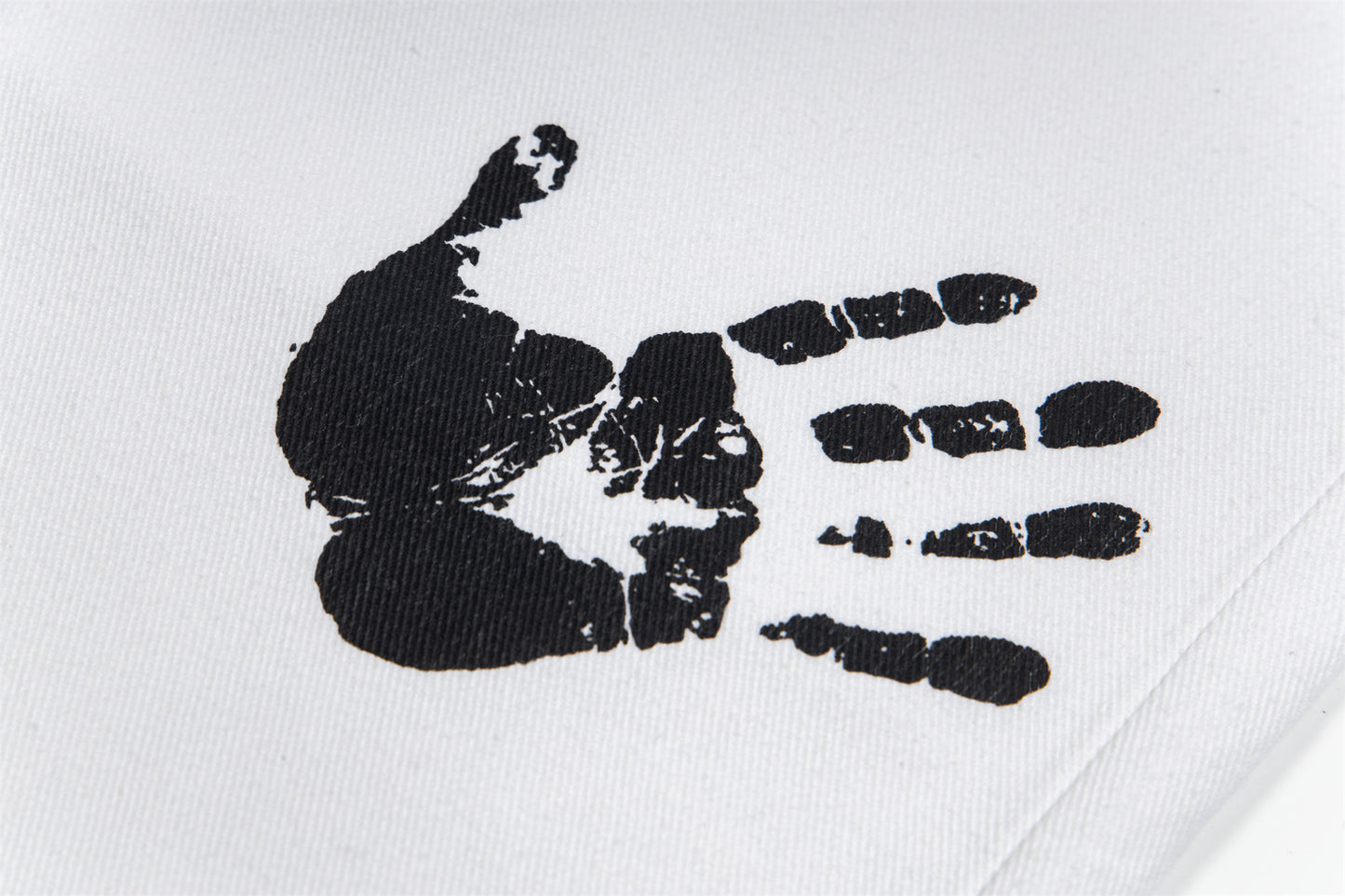 Handprint Graphic | White Street Jeans - Santo 