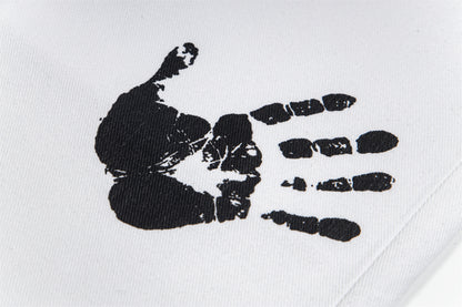 Handprint Graphic | White Street Jeans - Santo 
