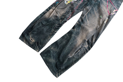 Candy Chain Washed | Baggy Jeans - Santo 