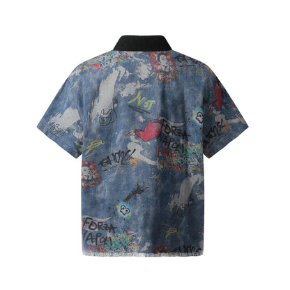 Vintage Graffiti | Denim Shirt - Santo 