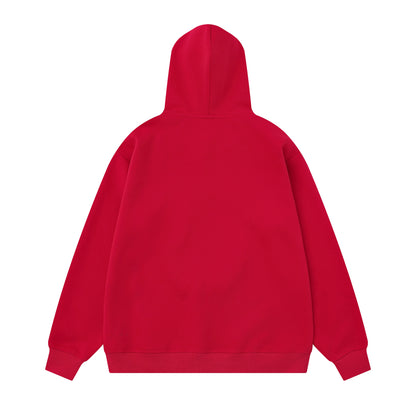 Glitter Star Apple Print | Oversized Hoodie - Santo 