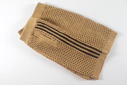 Mesh Stripe Knit | Baggy Shorts - Santo 