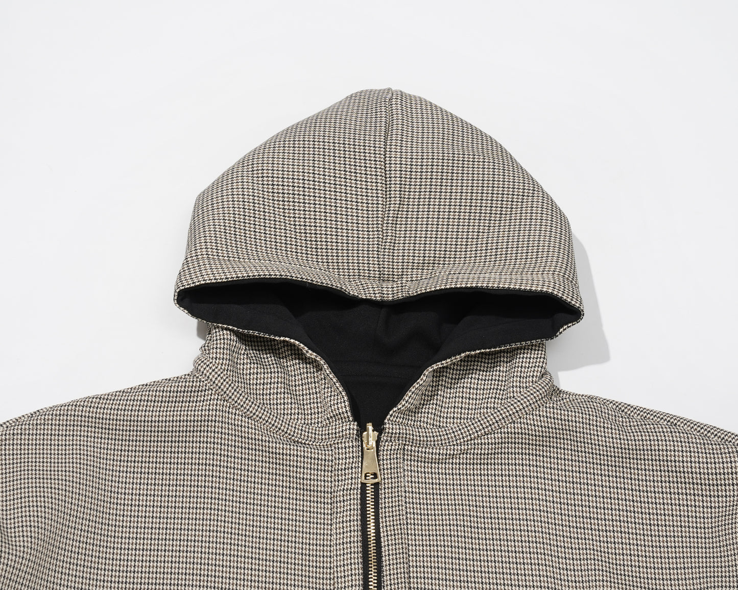Houndstooth | Zip Up Hoodie - Santo 