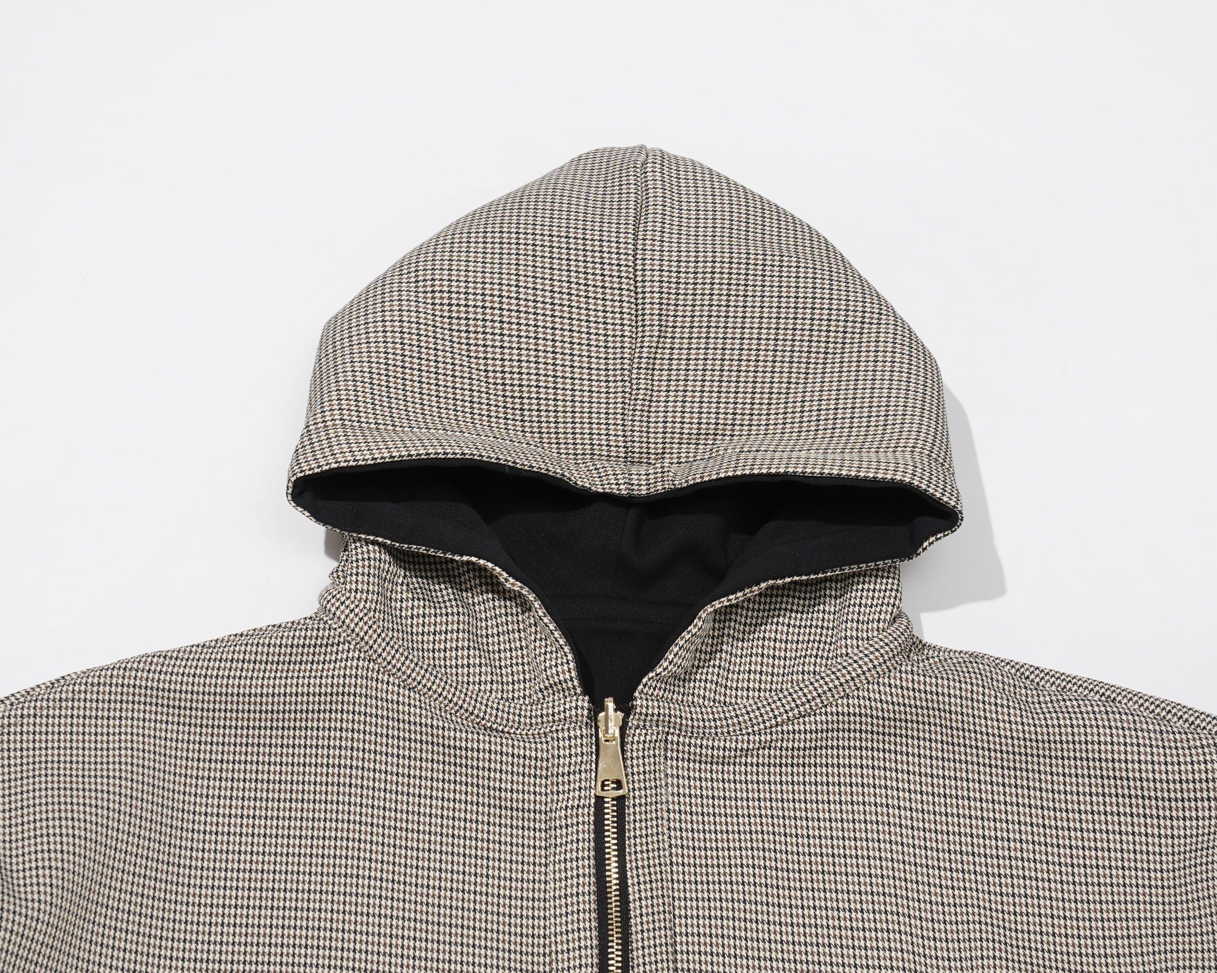 Houndstooth | Zip Up Hoodie