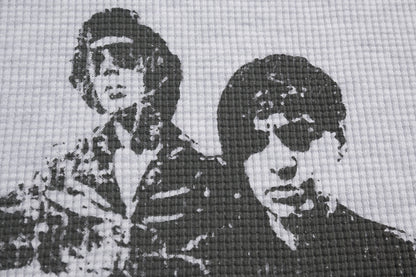 Vintage Striped Layered | Polo Sweatshirt - Santo 