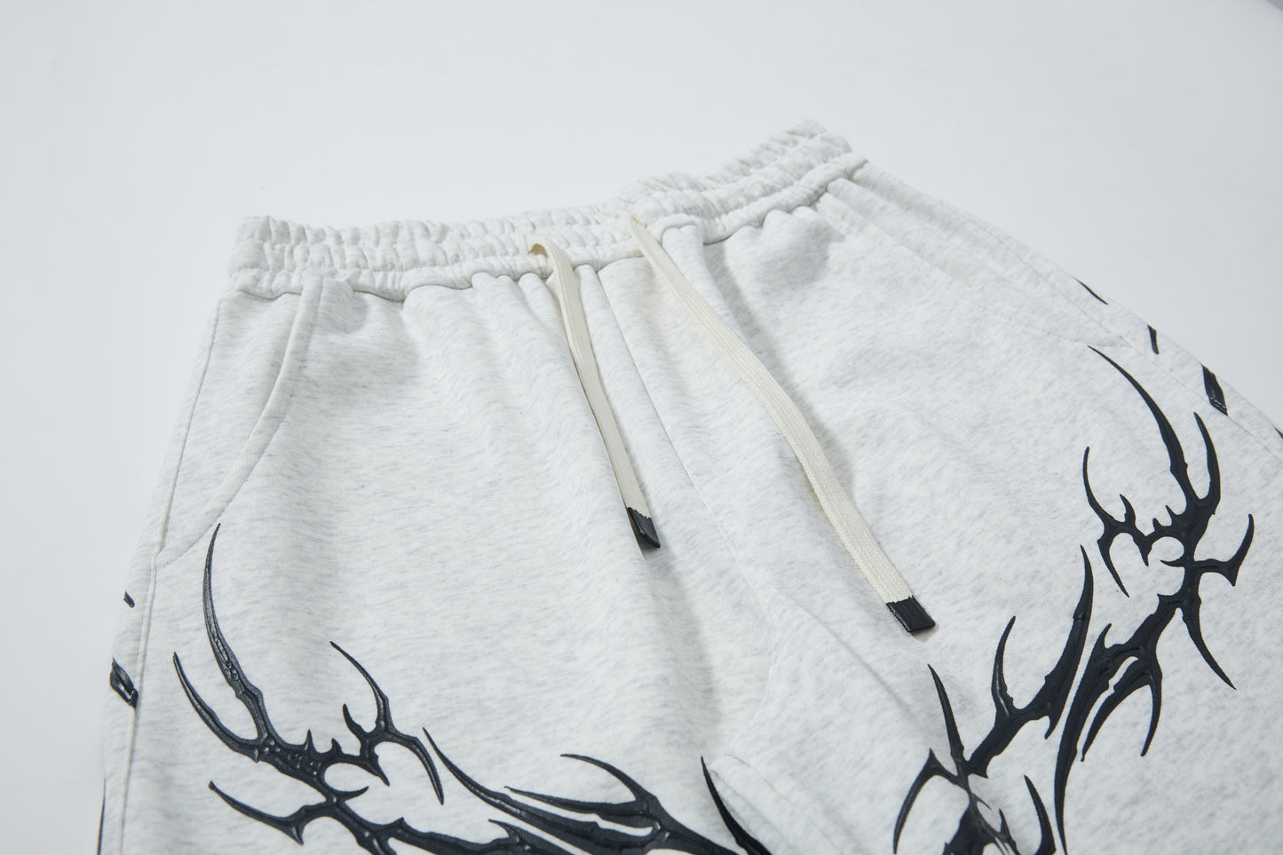 Barbed Flame Print | Graphic Sweatpants - Santo 