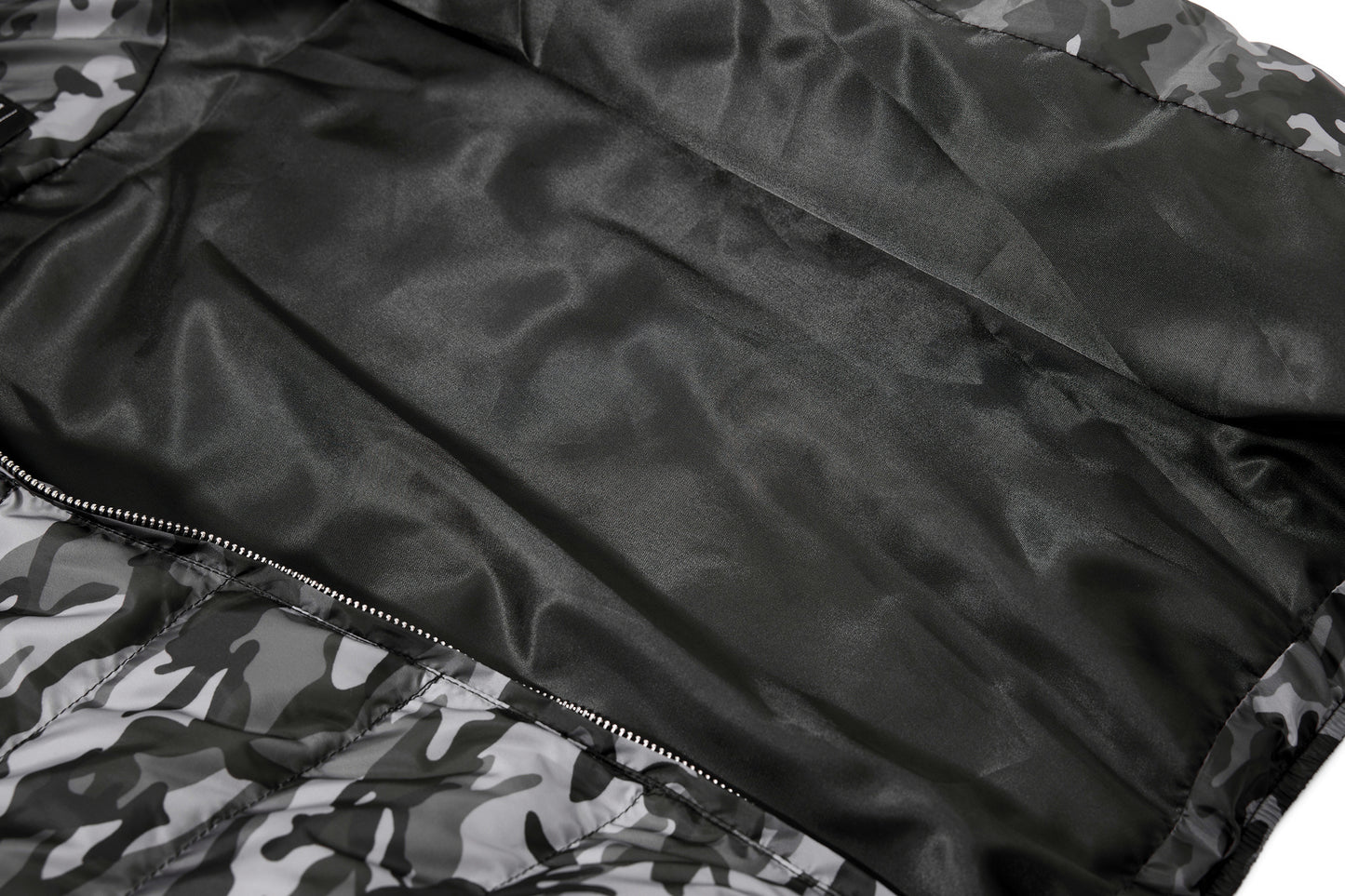 Camo Panel | Short Puffer Jacket