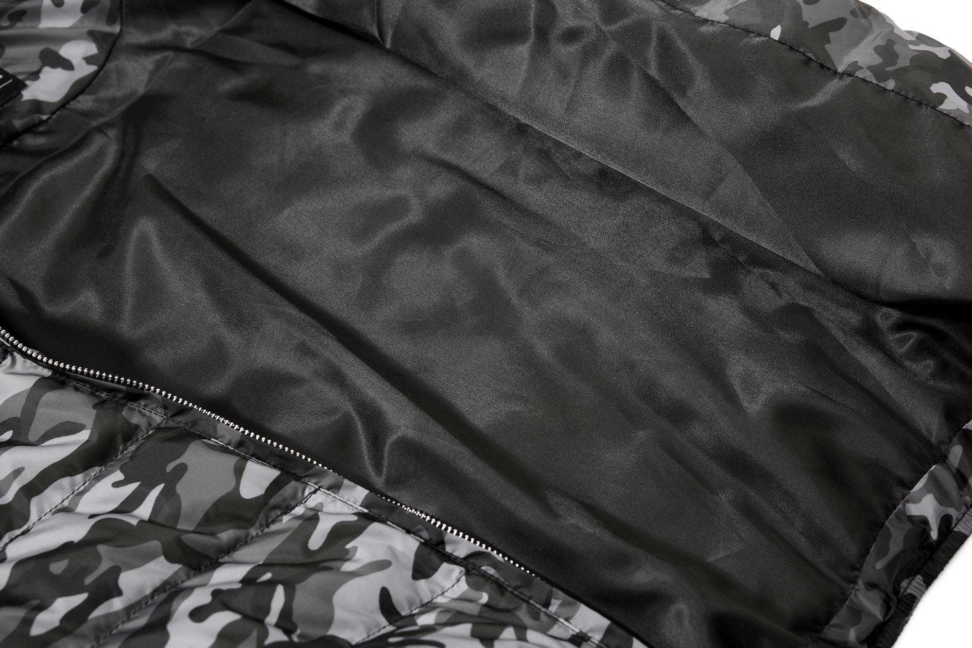 Camo Panel | Short Puffer Jacket