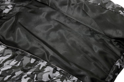Camo Panel | Short Puffer Jacket