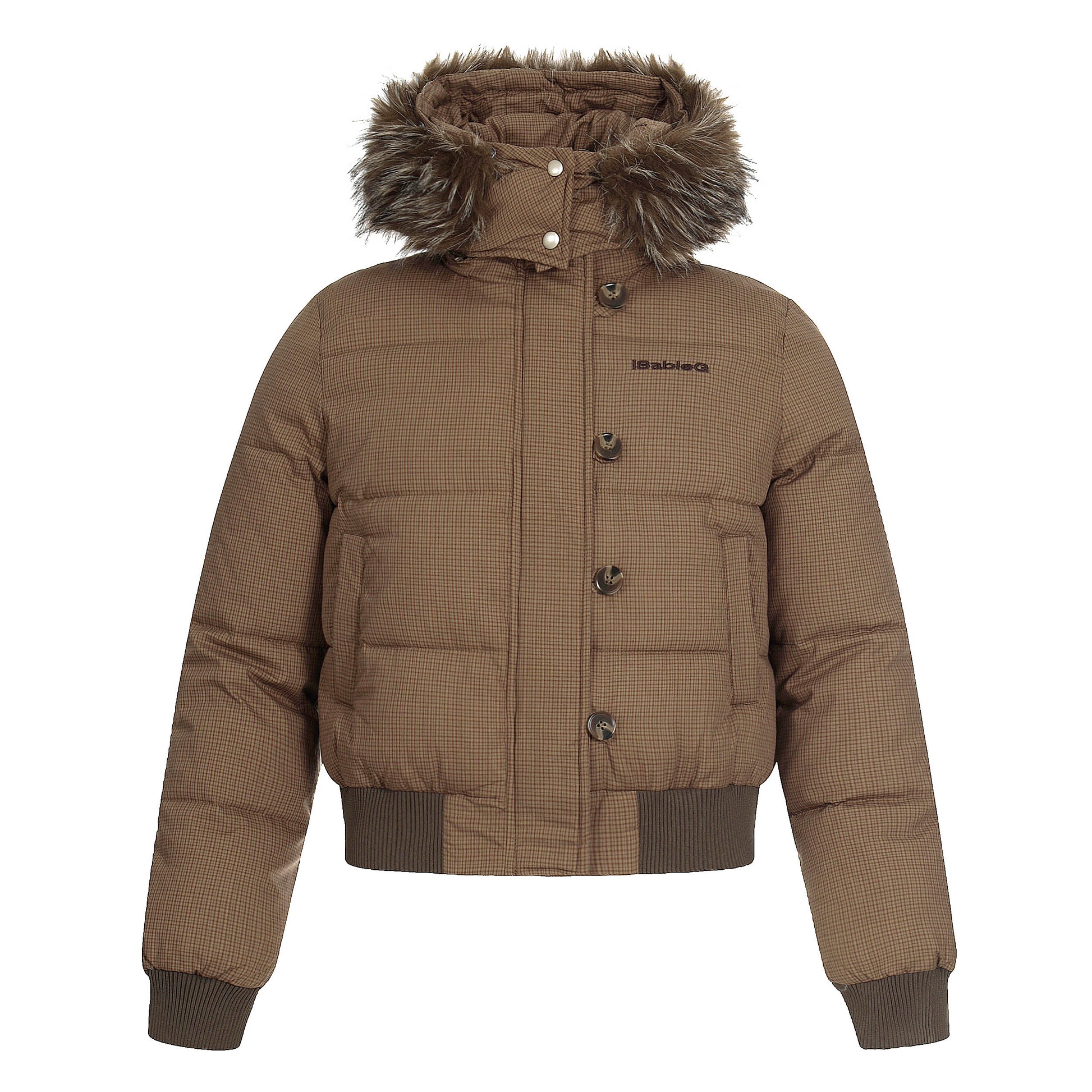 Denim Chill | Faux Fur Collar Winter Jacket - Santo 