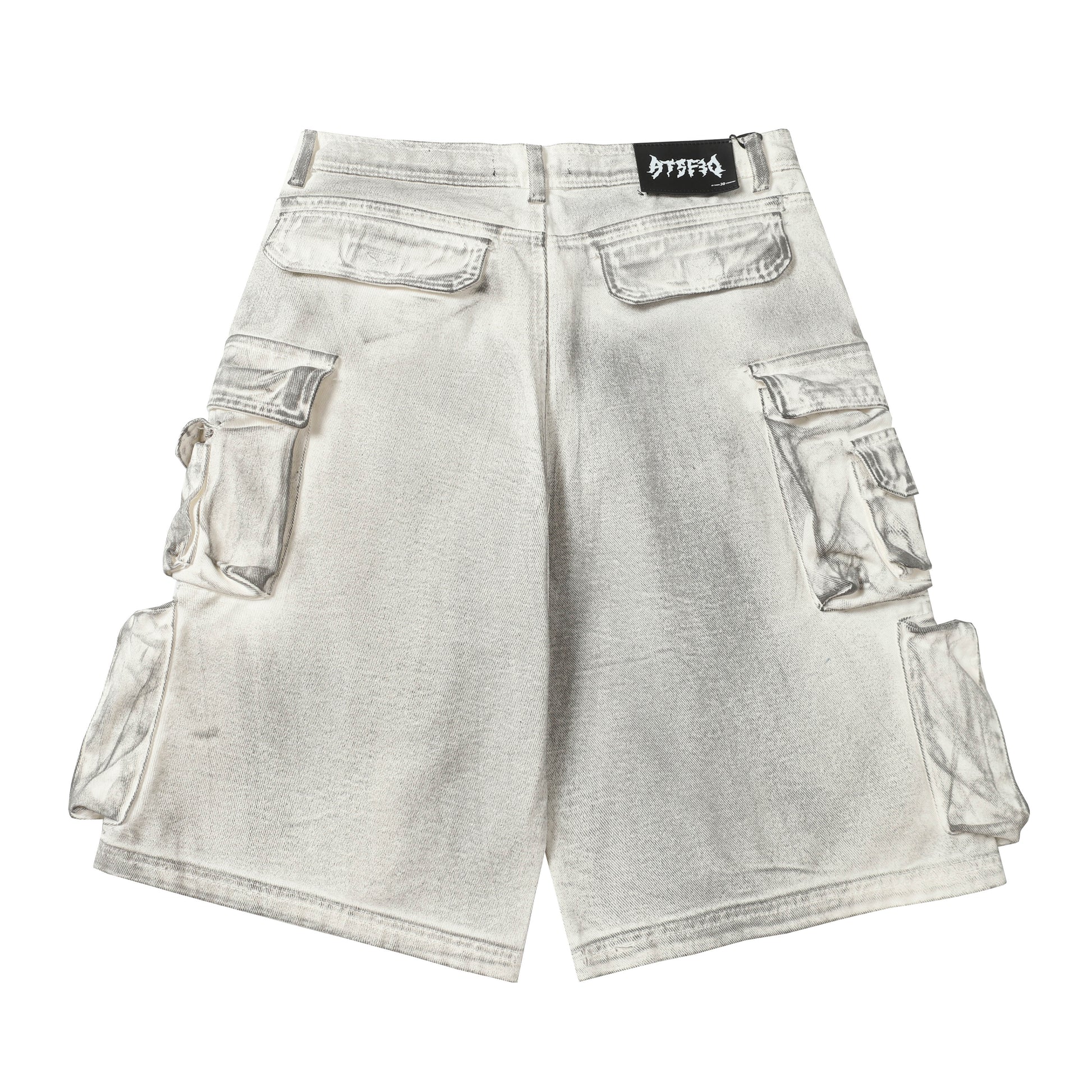 Multi-Pocket | Washed Cargo Shorts - Santo 