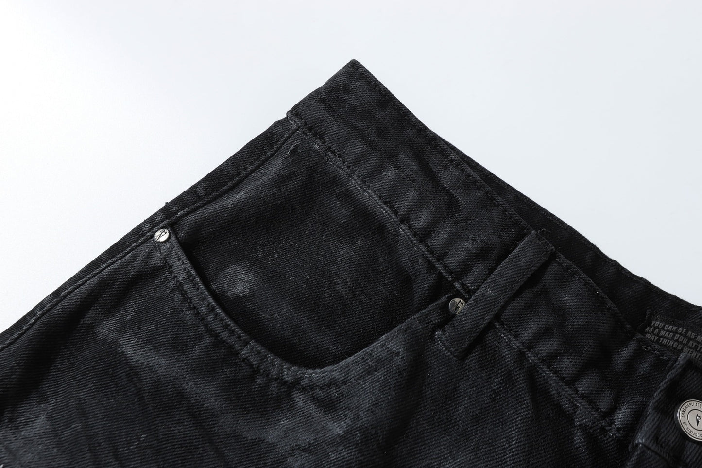 Washed Black Flare | Stacked Jeans - Santo 