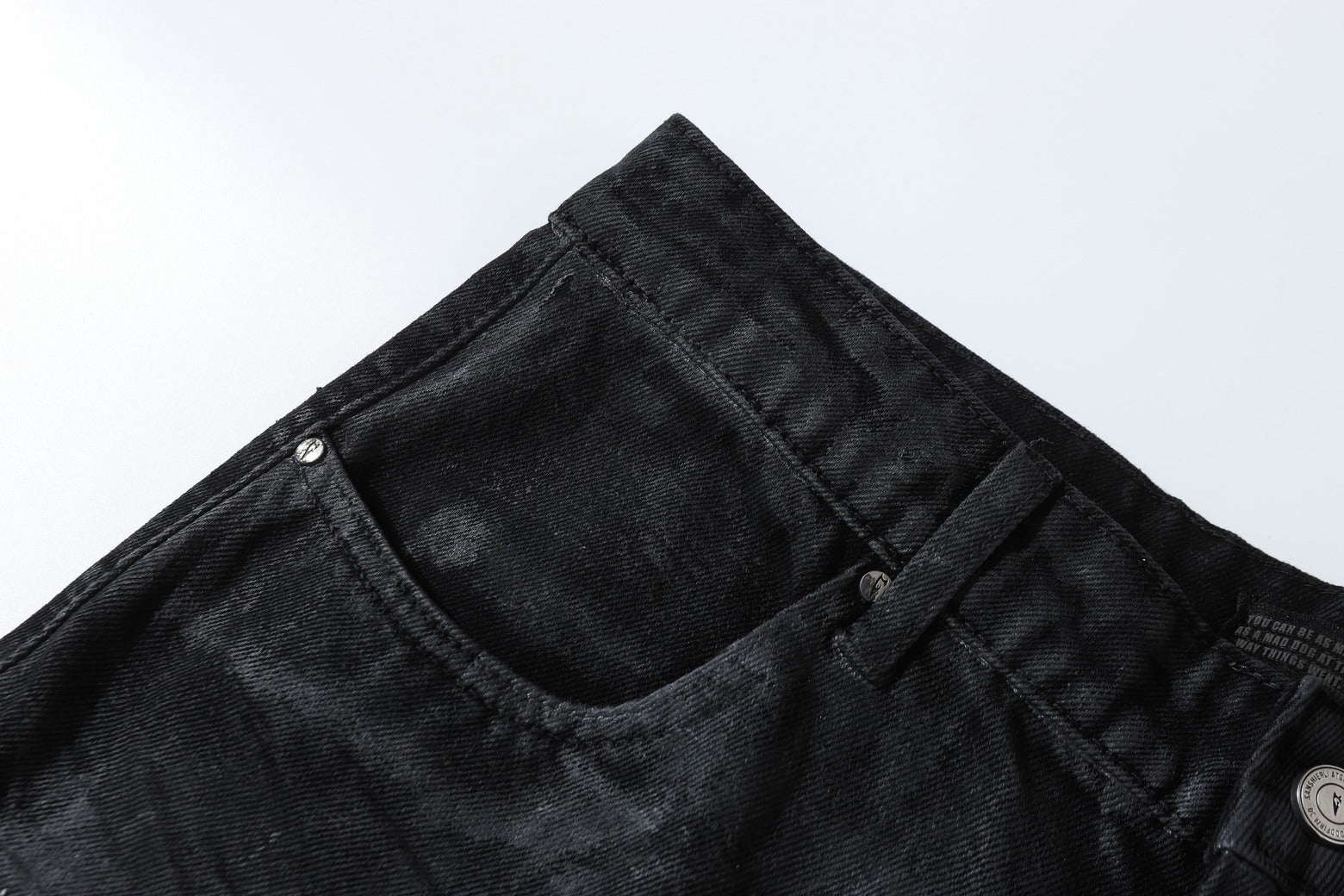 Washed Black Flare | Stacked Jeans - Santo 