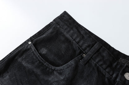 Washed Black Flare | Stacked Jeans - Santo 