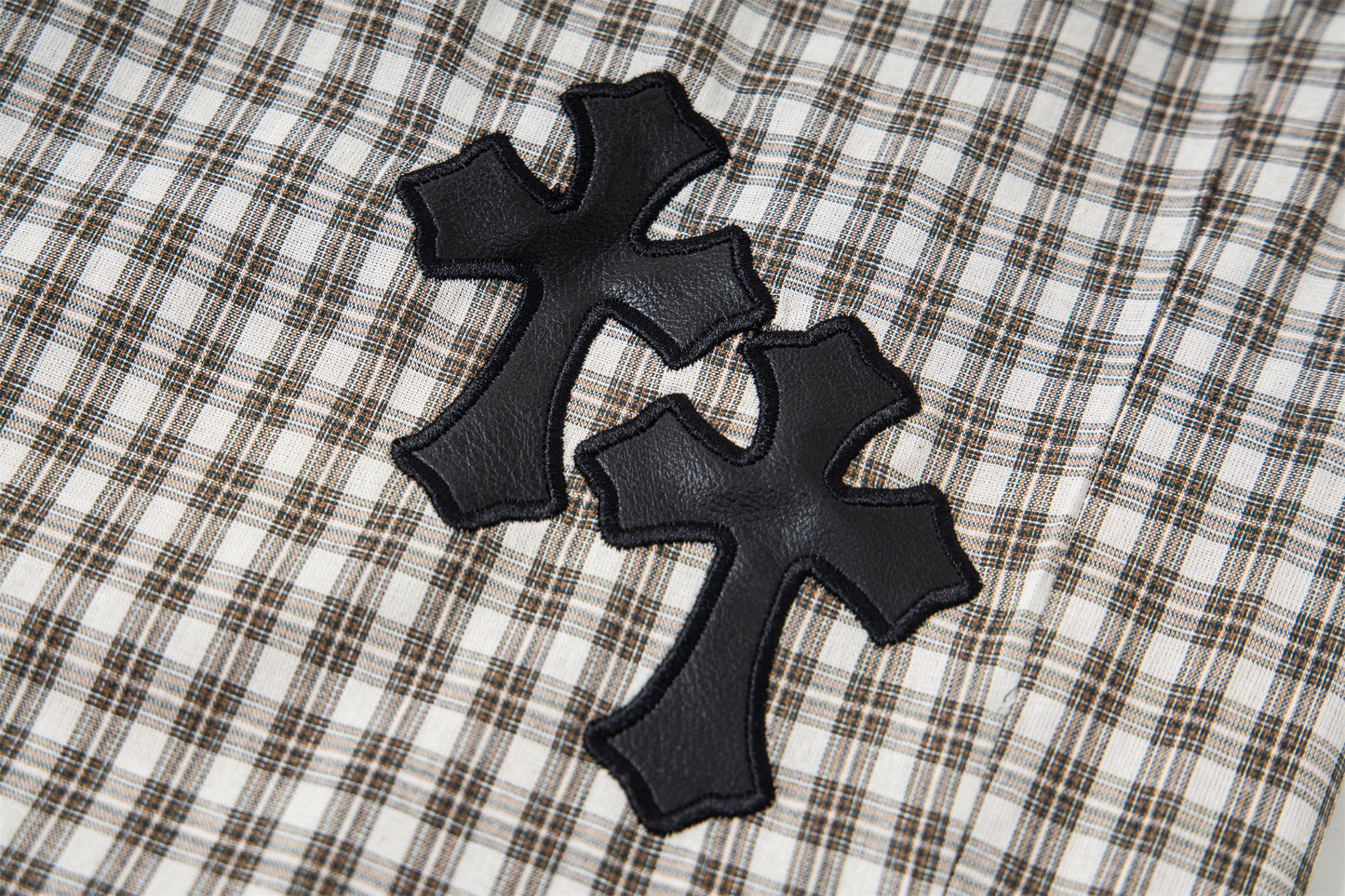 Cross Patch | Plaid Lounge Pants - Santo 