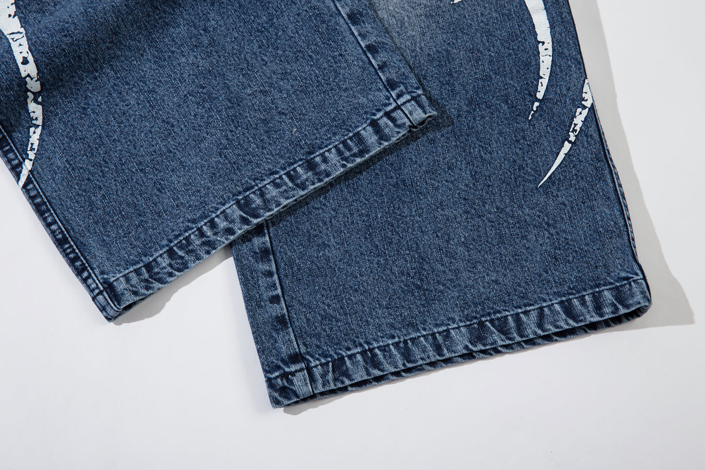 Tribal Print Washed | Baggy Jeans - Santo 