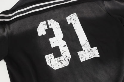 Vintage Sport Stripe | Zip Up Hoodie - Santo 