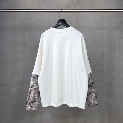 Woodland Camo| Long Sleeve T-Shirt - Santo 