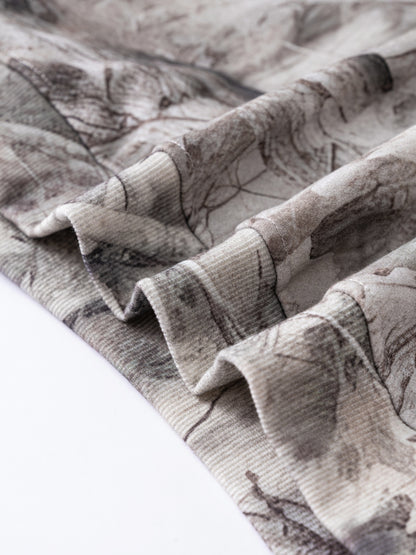 Tree Branch Camo Print | Oversized Hoodie - Santo 