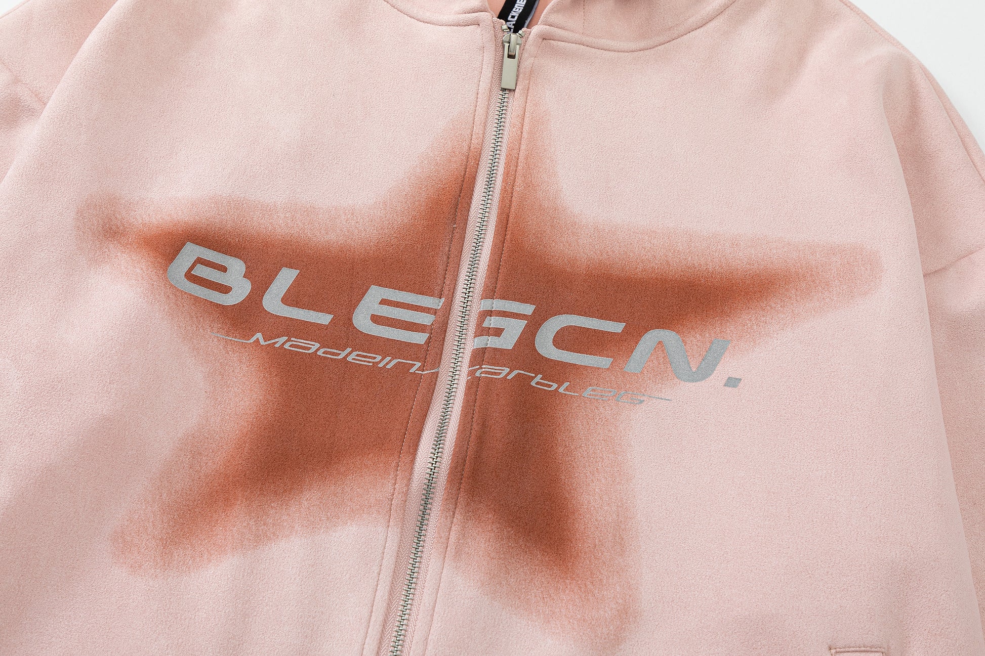 Spray Star | Zip Up Hoodie - Santo 