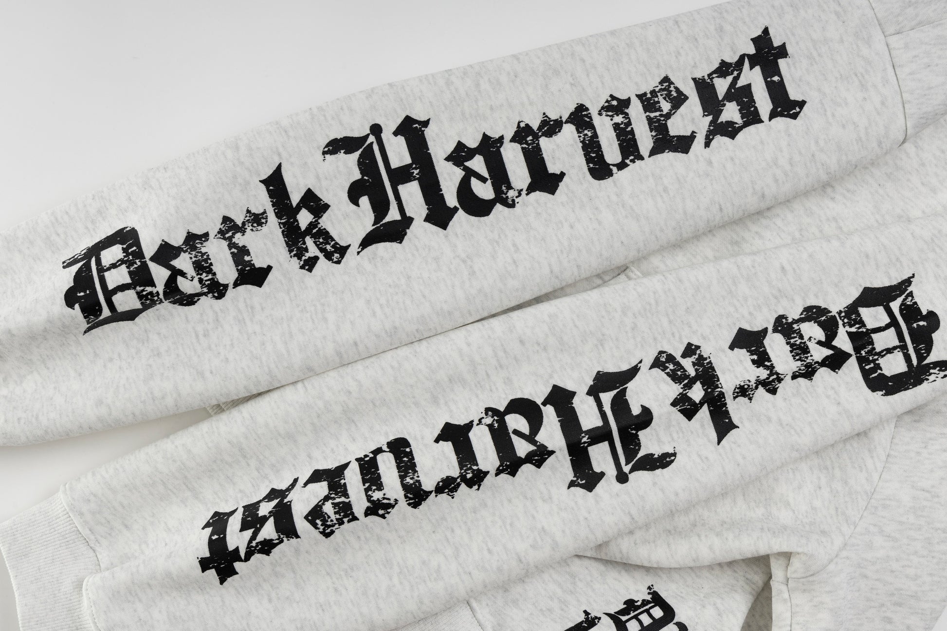 Gothic Cross Print | Zip Up Hoodie - Santo 