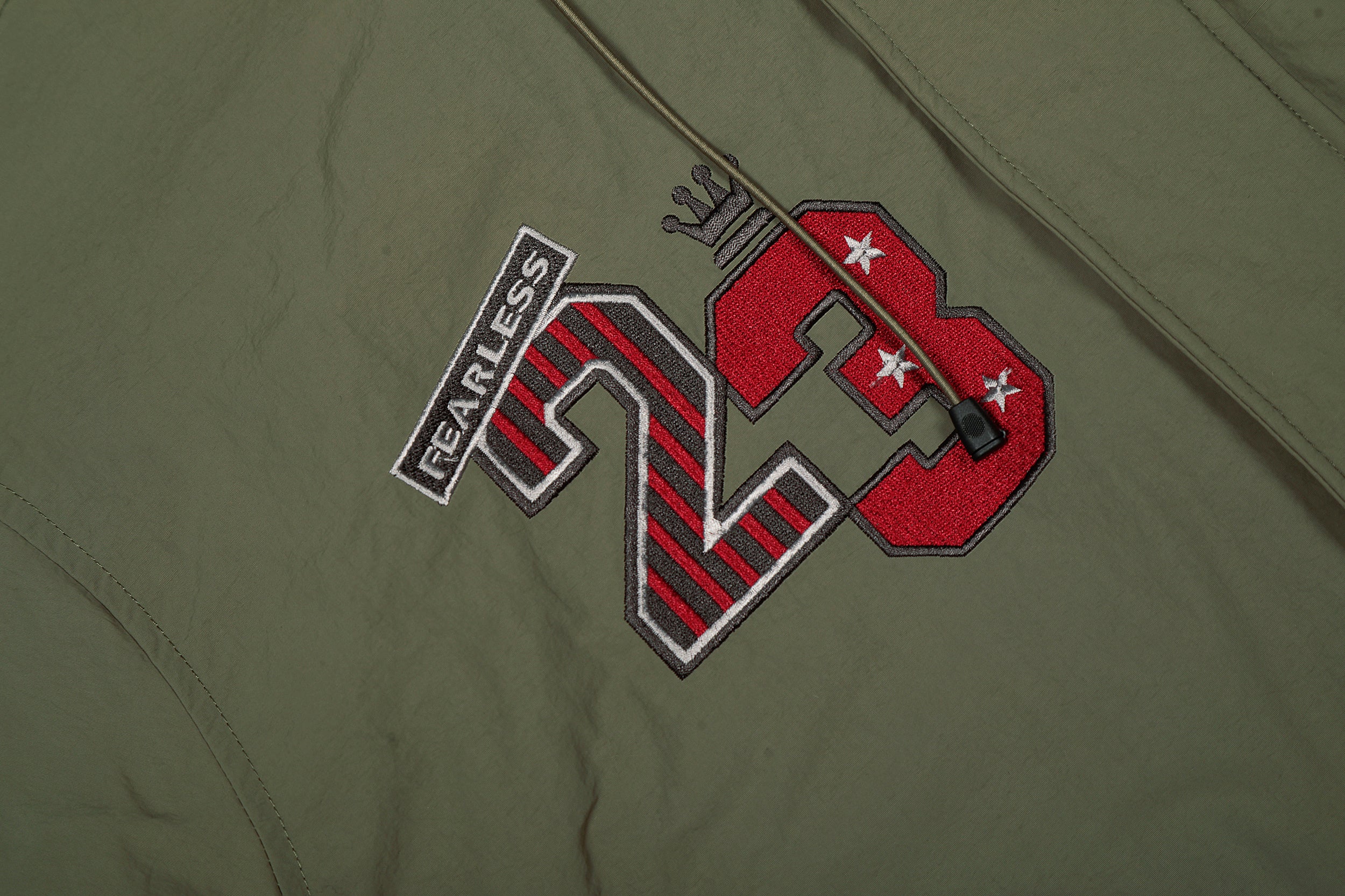 Patch Embroidered | Fur Hooded Jacket