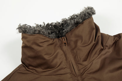 Fleece-Lined | Stand Collar Jacket