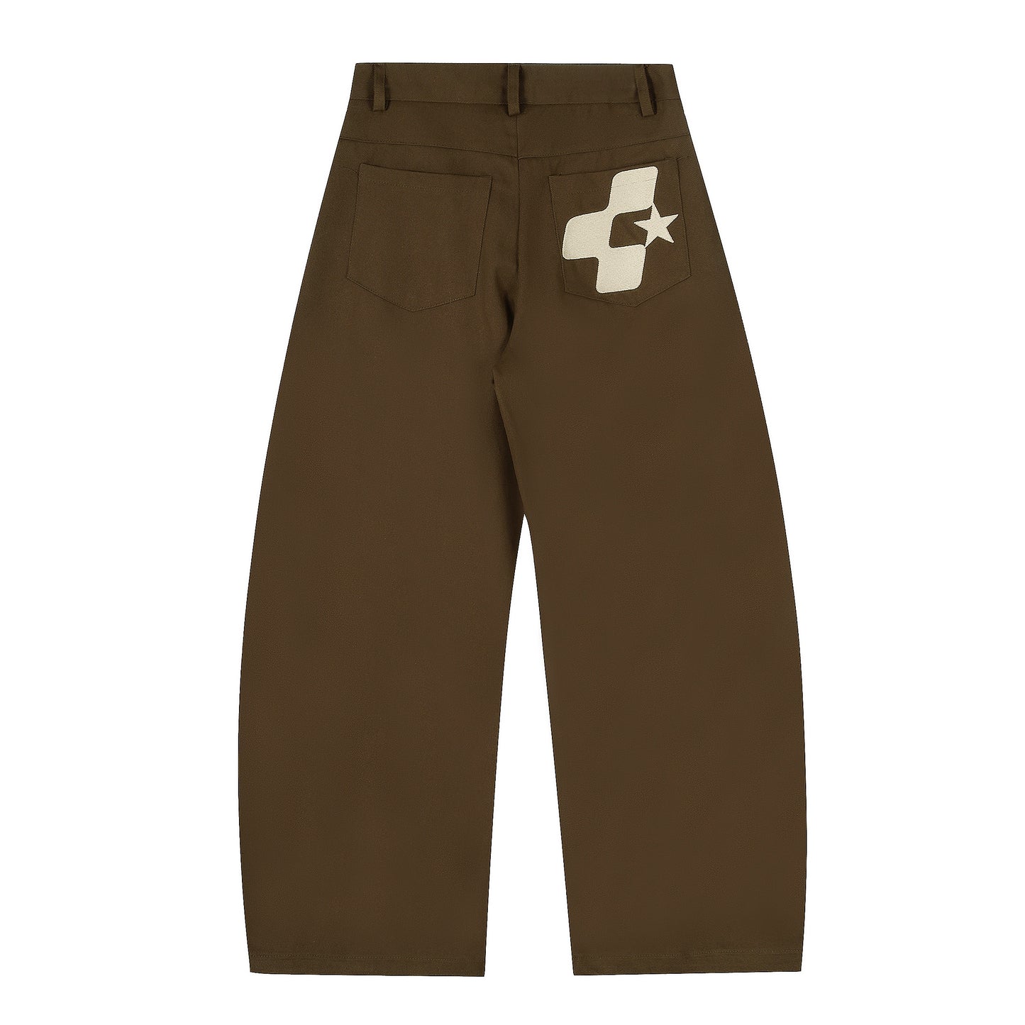 Retro Pup | Embroidered Dog Cargo Pants