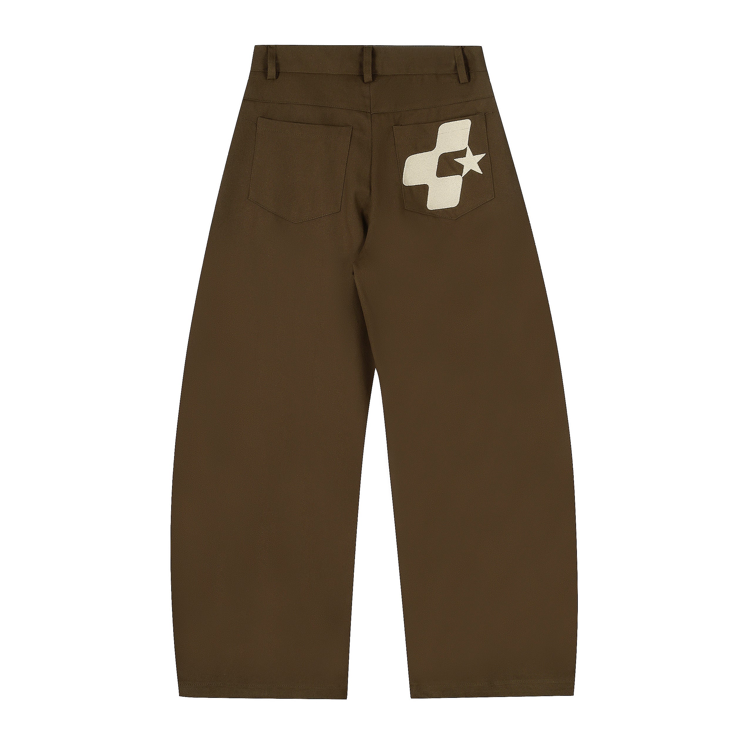 Retro Pup | Embroidered Dog Cargo Pants