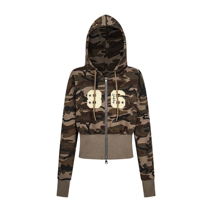 86 Zip Hoodie – Sporty Cropped Fit