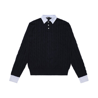 Fuzzy Pup | Dog Sweater with Colorful Knit Scarf