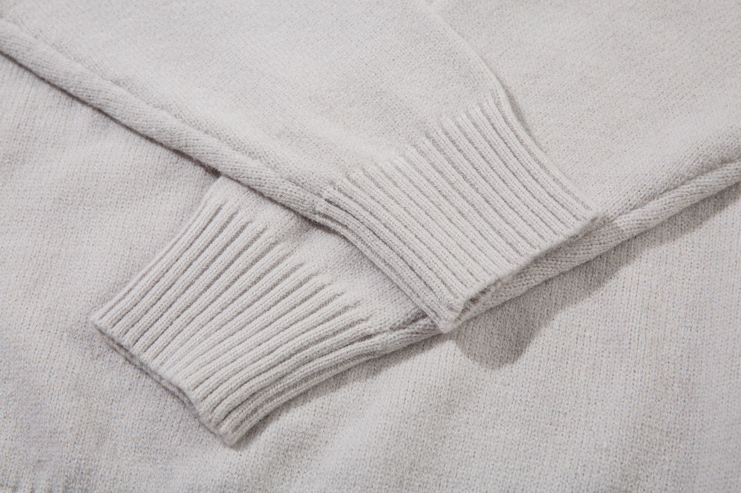 Varsity Button | Mock Neck Knit Sweater