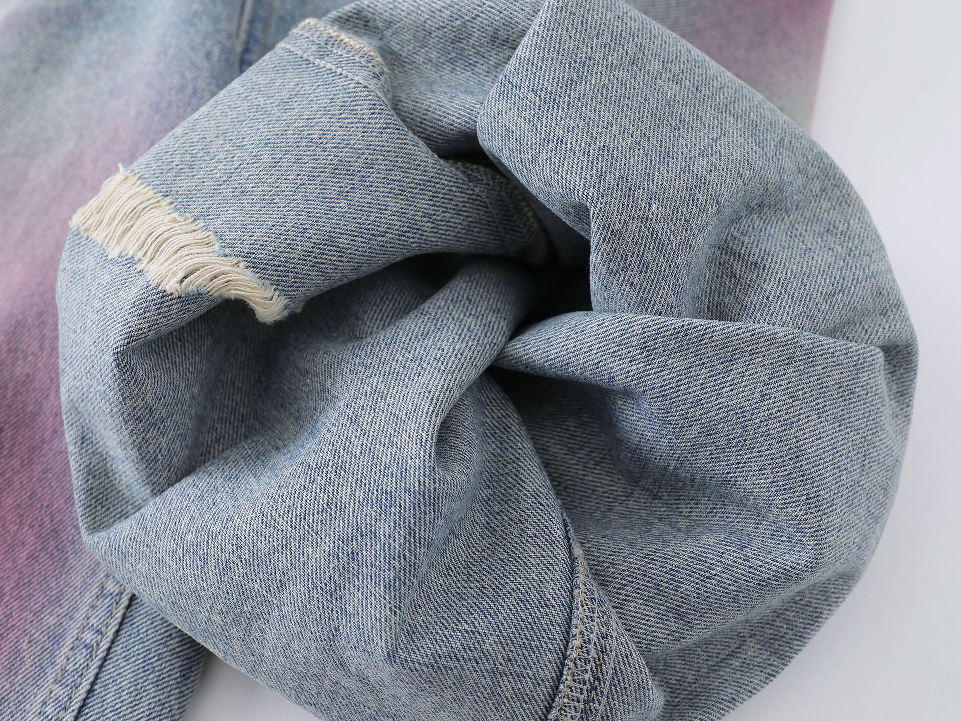 Pink Spray | Washed Denim Shorts - Santo 