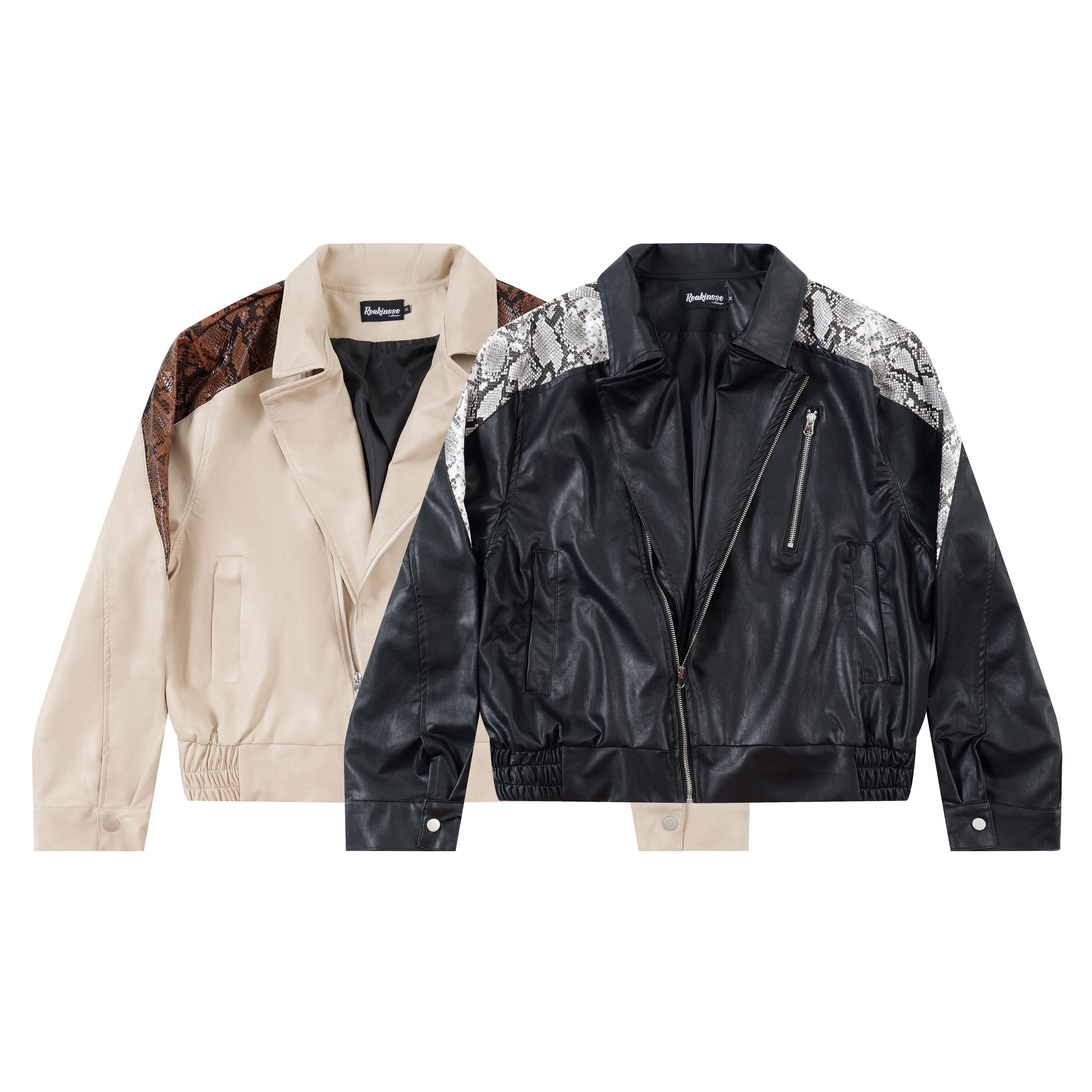 Fang | Faux Leather Jacket