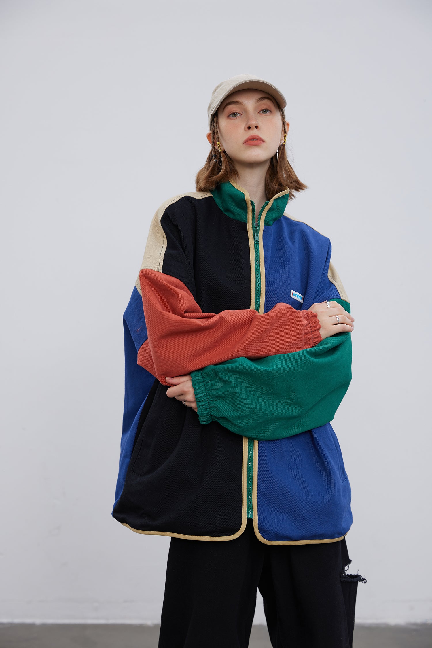 Block Fusion | Retro-Bomberjacke