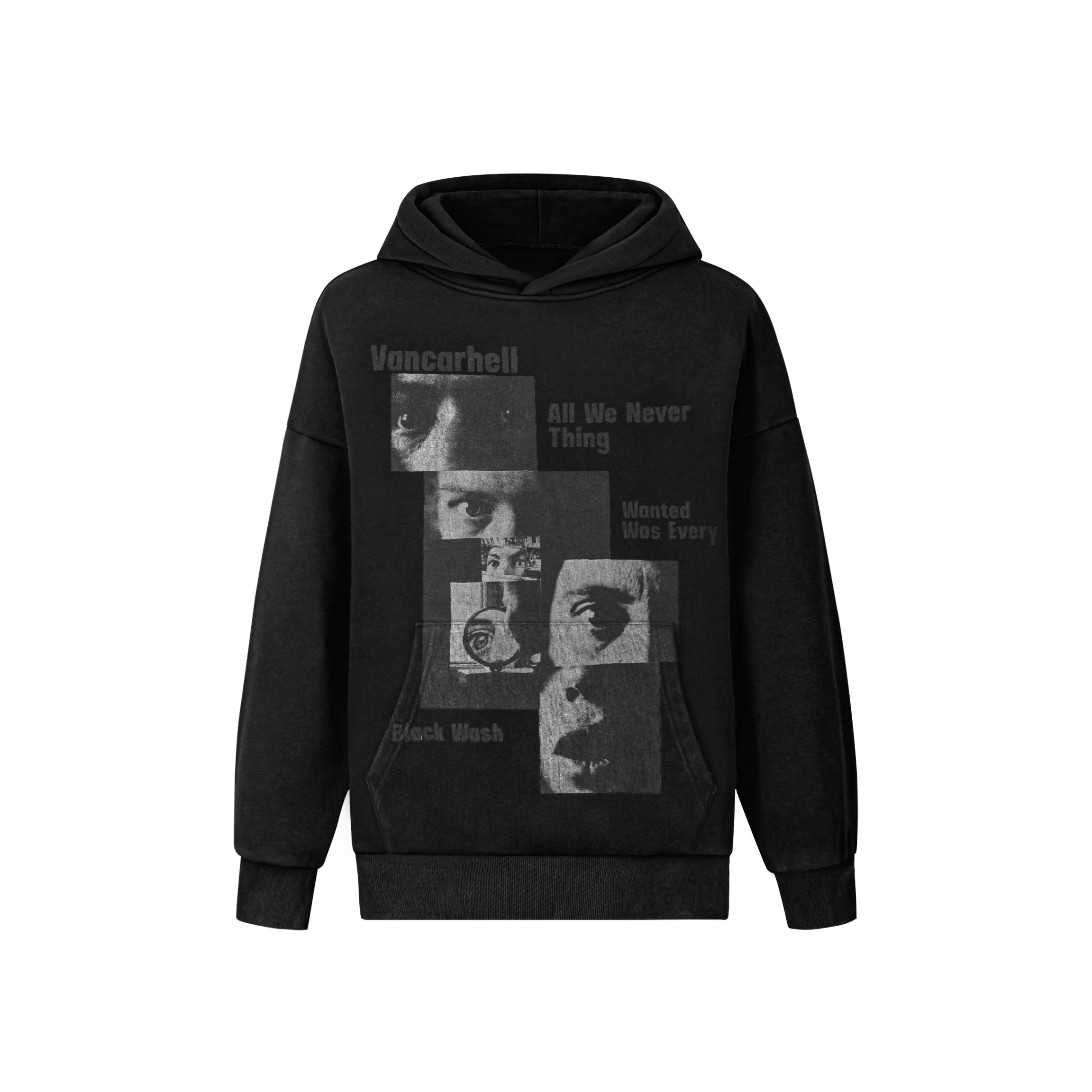 Vancarhell | Collage Face Graphic Hoodie