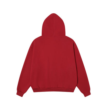 Rhinestone Heart | Zip-Up Hoodie - Santo 