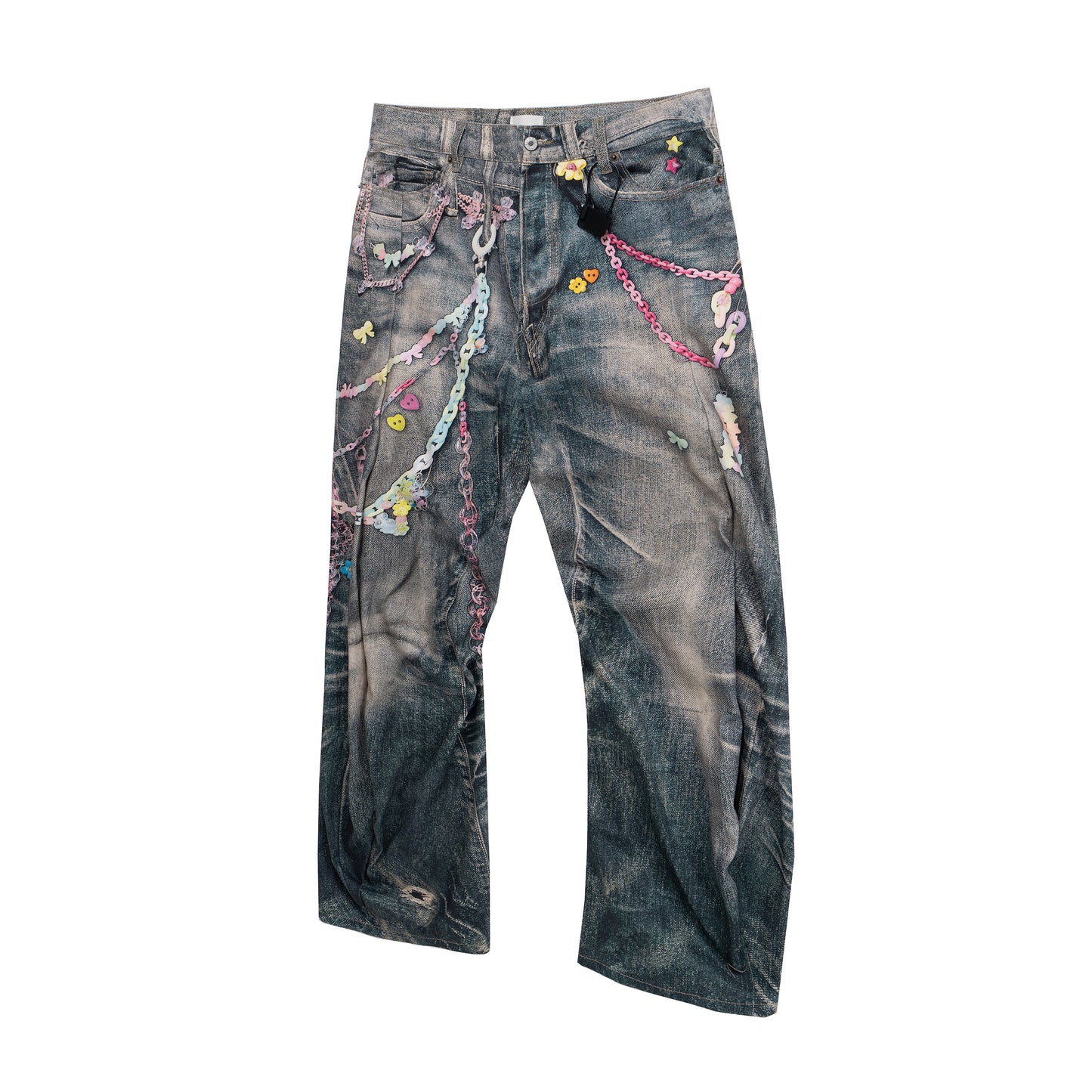 Candy Chain Washed | Baggy Jeans - Santo 