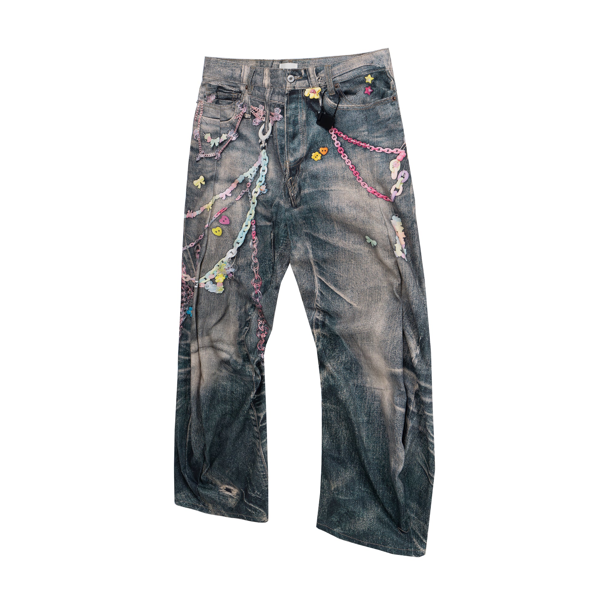 Candy Chain Washed | Baggy Jeans - Santo 