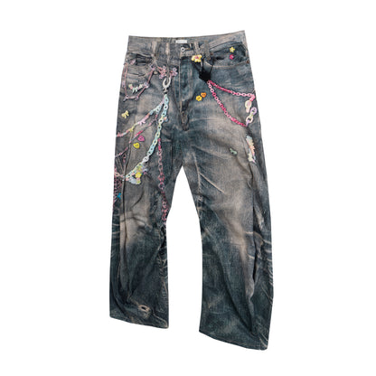 Candy Chain Washed | Baggy Jeans - Santo 