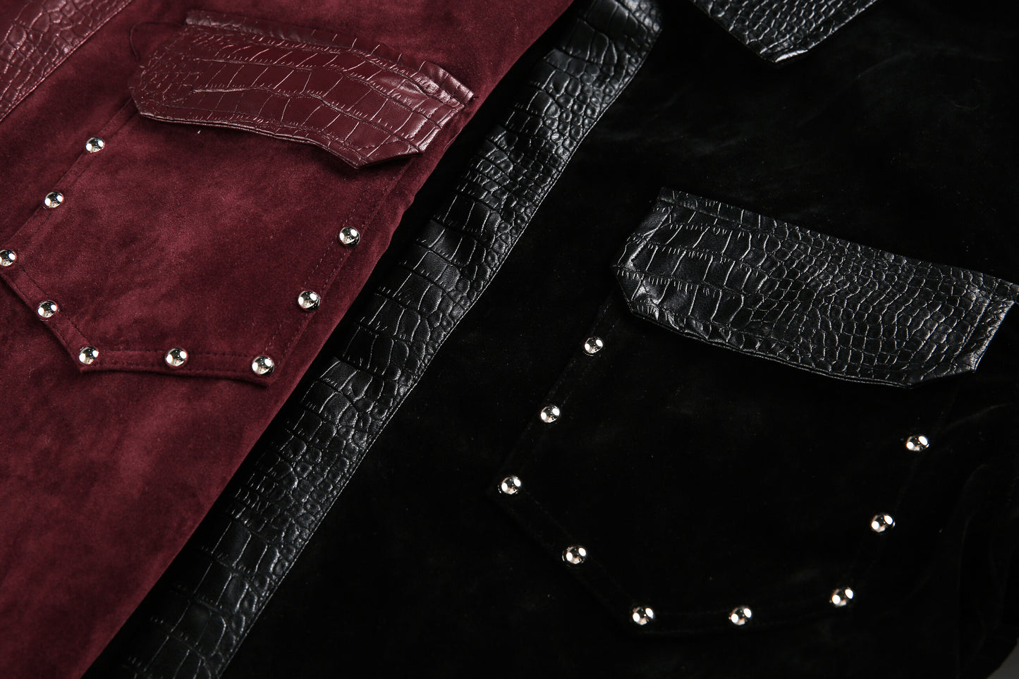 Studded Suede Croc | Motorcycle Jacket - Santo 
